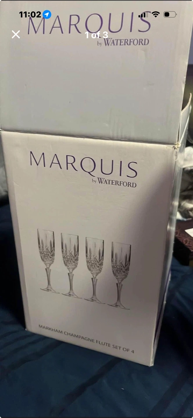 Marquis by Waterford Markham Champagne Flute Set of 4 - photo 2