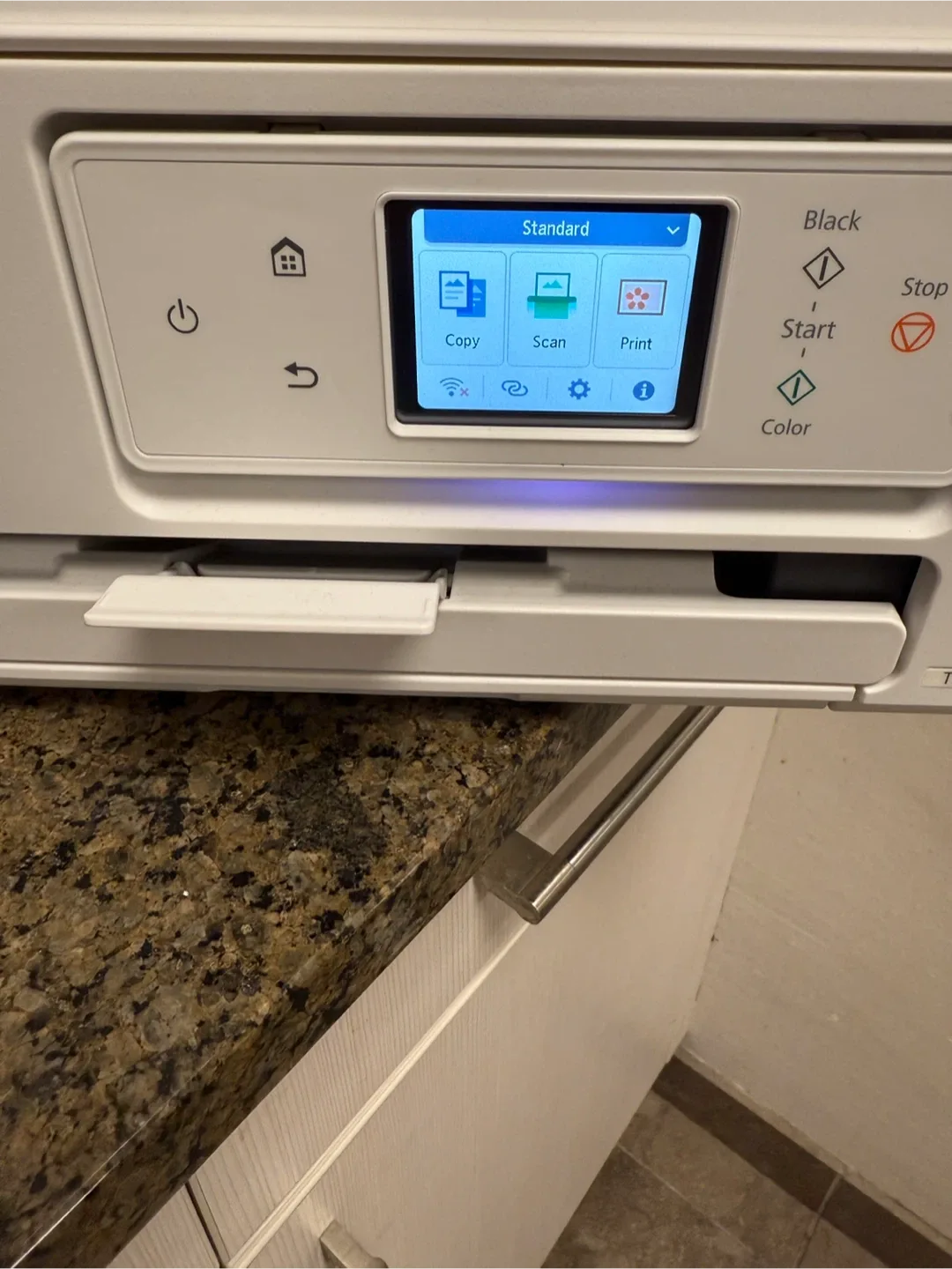 Canon PIXMA TS7720 Wireless All-in-One Printer - White image indicator(6)