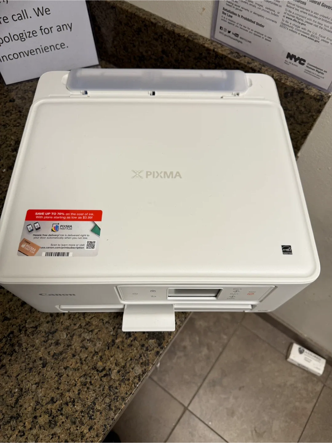 Canon PIXMA TS7720 Wireless All-in-One Printer - White image indicator(3)
