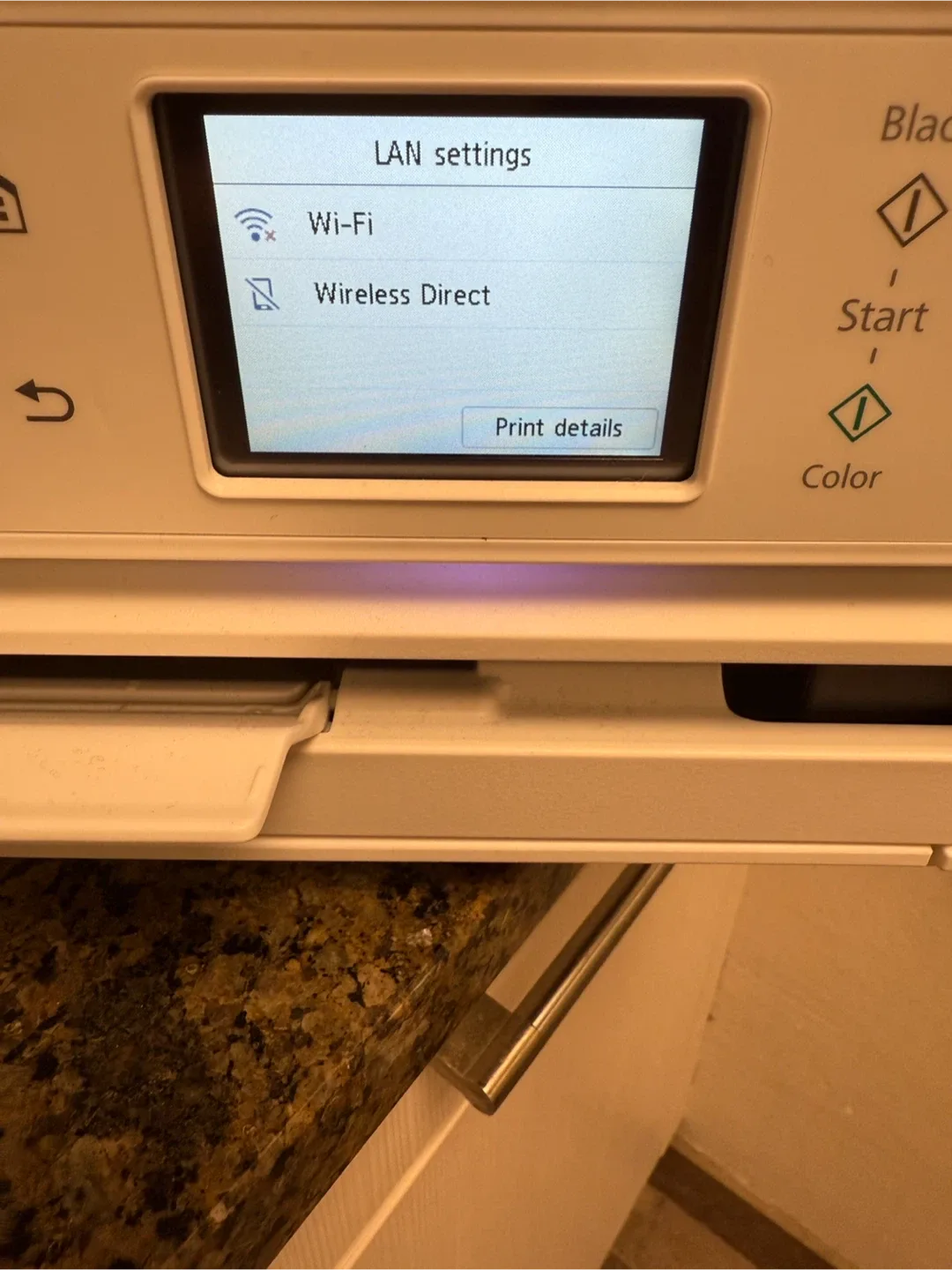 Canon PIXMA TS7720 Wireless All-in-One Printer - White image indicator(7)