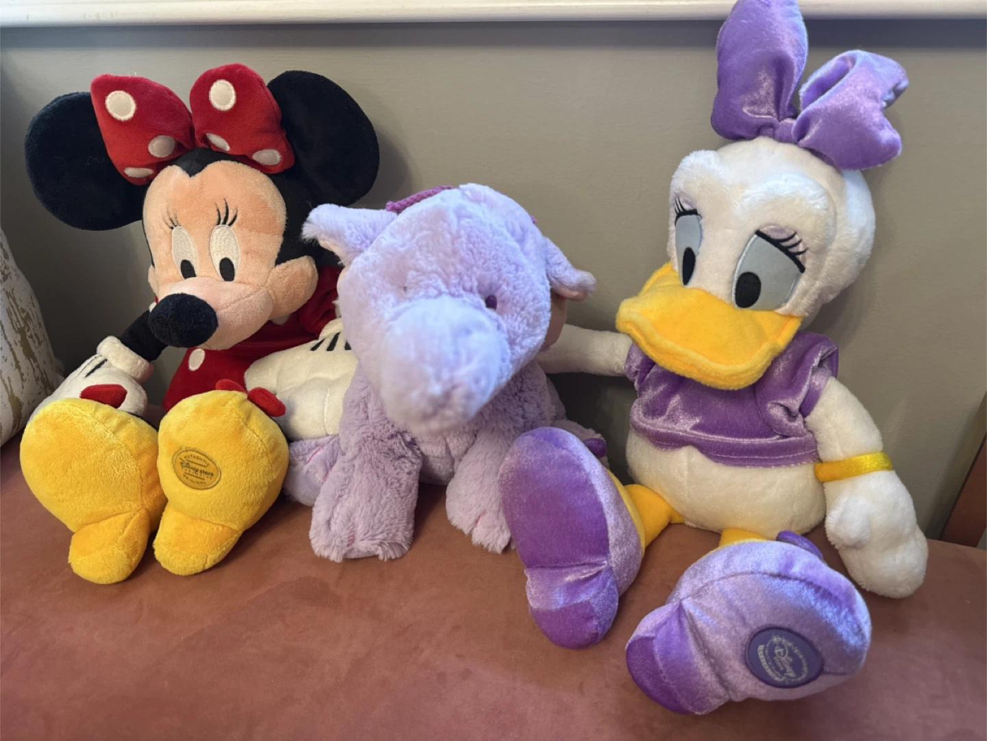 Lot of 3 mint condition classy Disney Store plushies