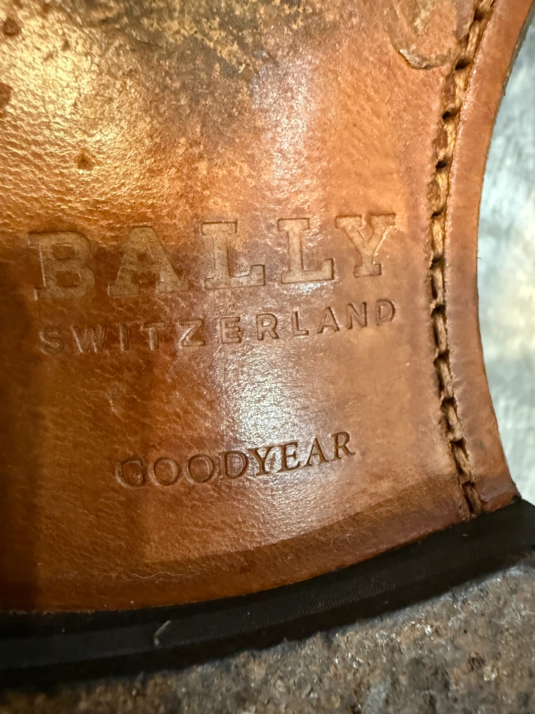 Bally Scribe good year Brown Leather Loafers US 7.5 EEE - photo 4