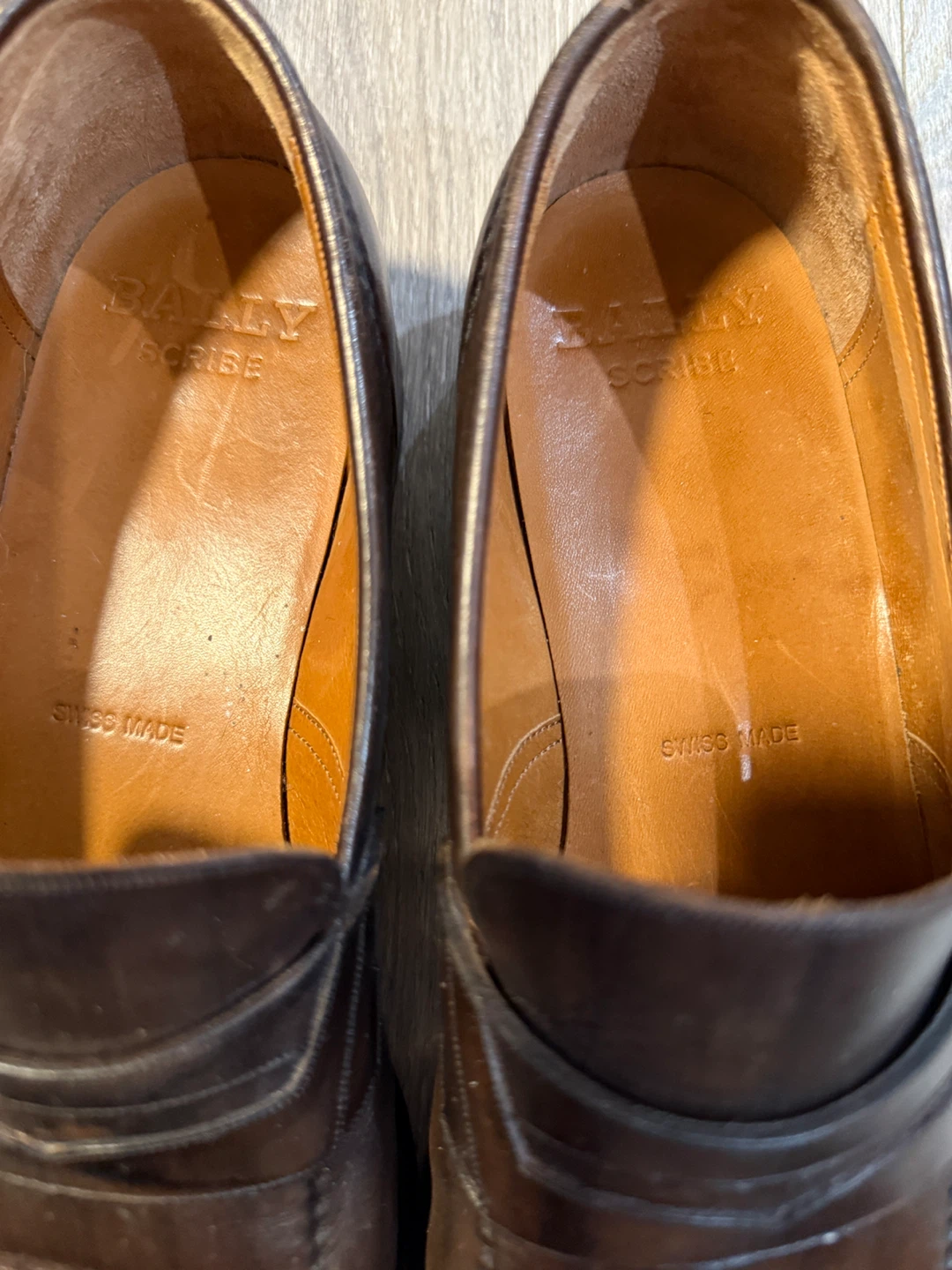 Bally Scribe good year Brown Leather Loafers US 7.5 EEE - photo 3