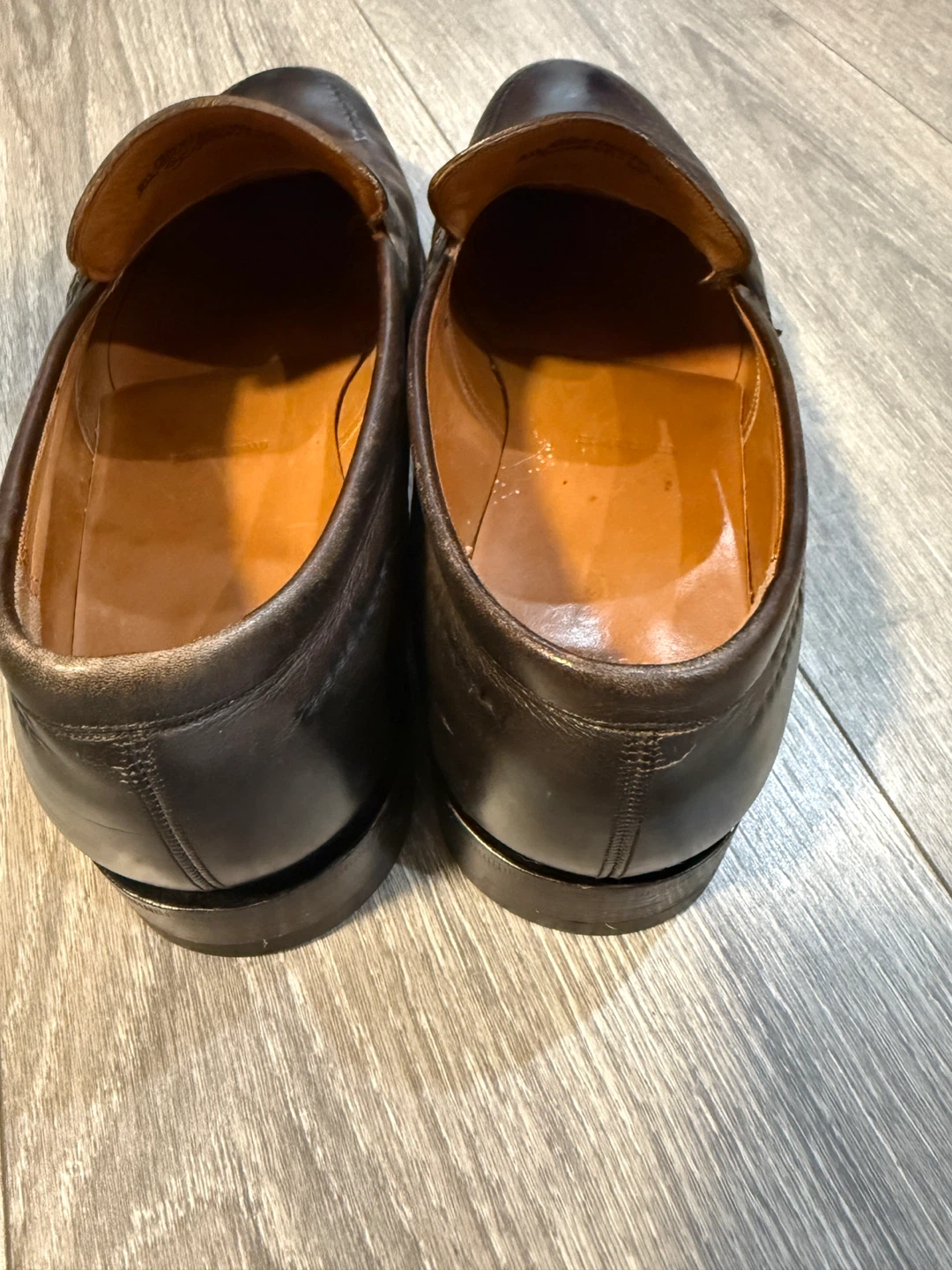 Bally Scribe good year Brown Leather Loafers US 7.5 EEE - photo 2