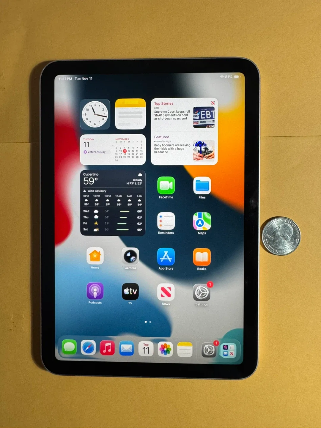 Apple iPad mini 6th generation, 64GB image indicator(3)