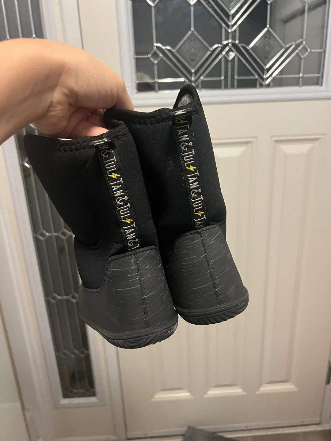 Jan & Jul Kids' Black Waterproof Boots - Size J3 - photo 2