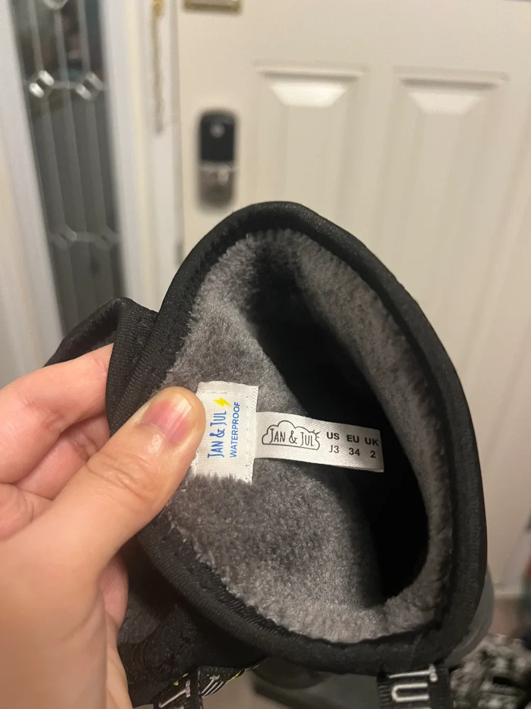 Jan & Jul Kids' Black Waterproof Boots - Size J3 image indicator(4)