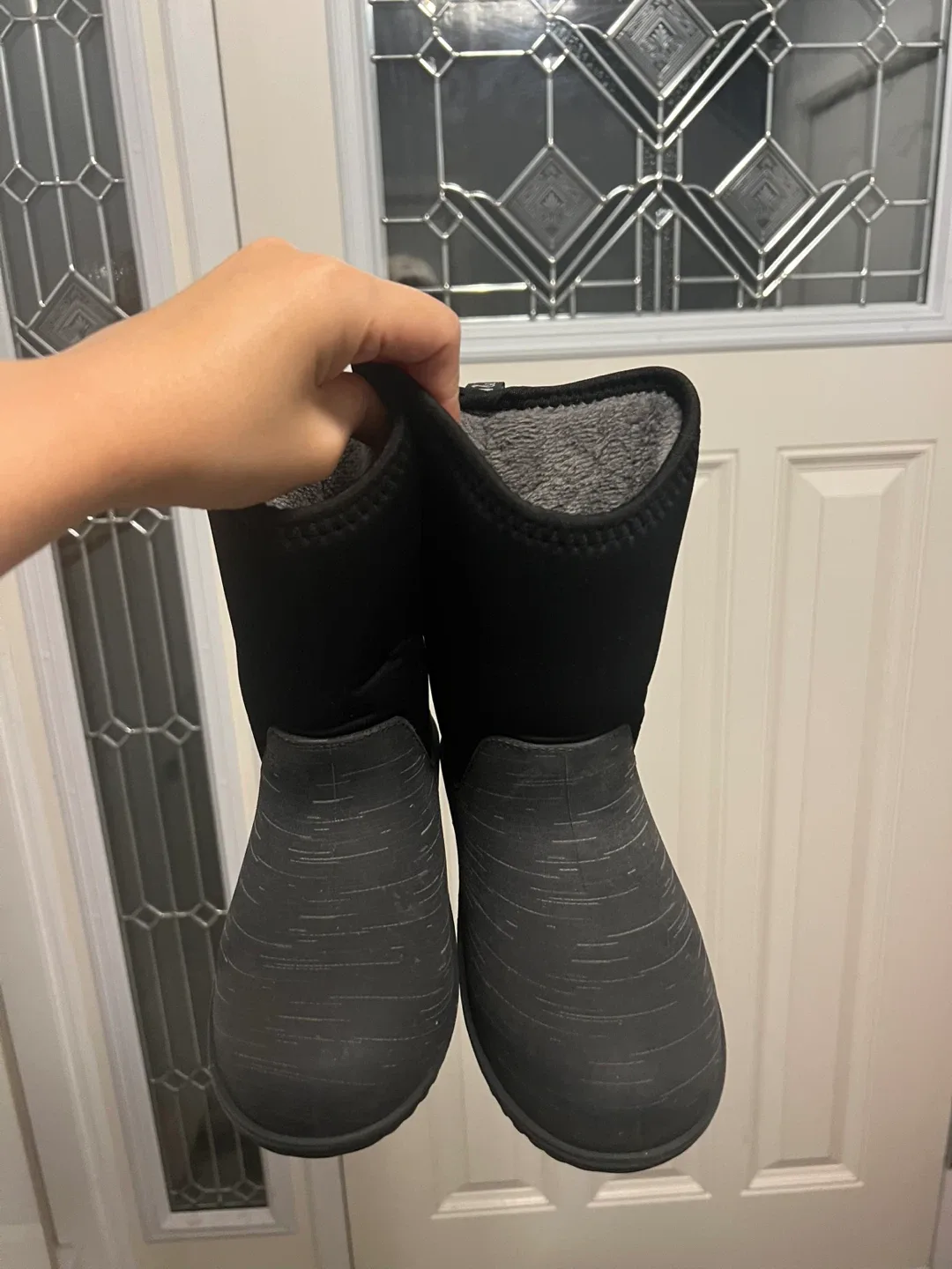 Jan & Jul Kids' Black Waterproof Boots - Size J3