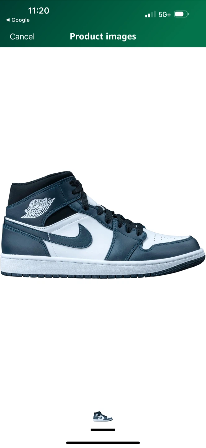 Air Jordan 1 Mid Black White