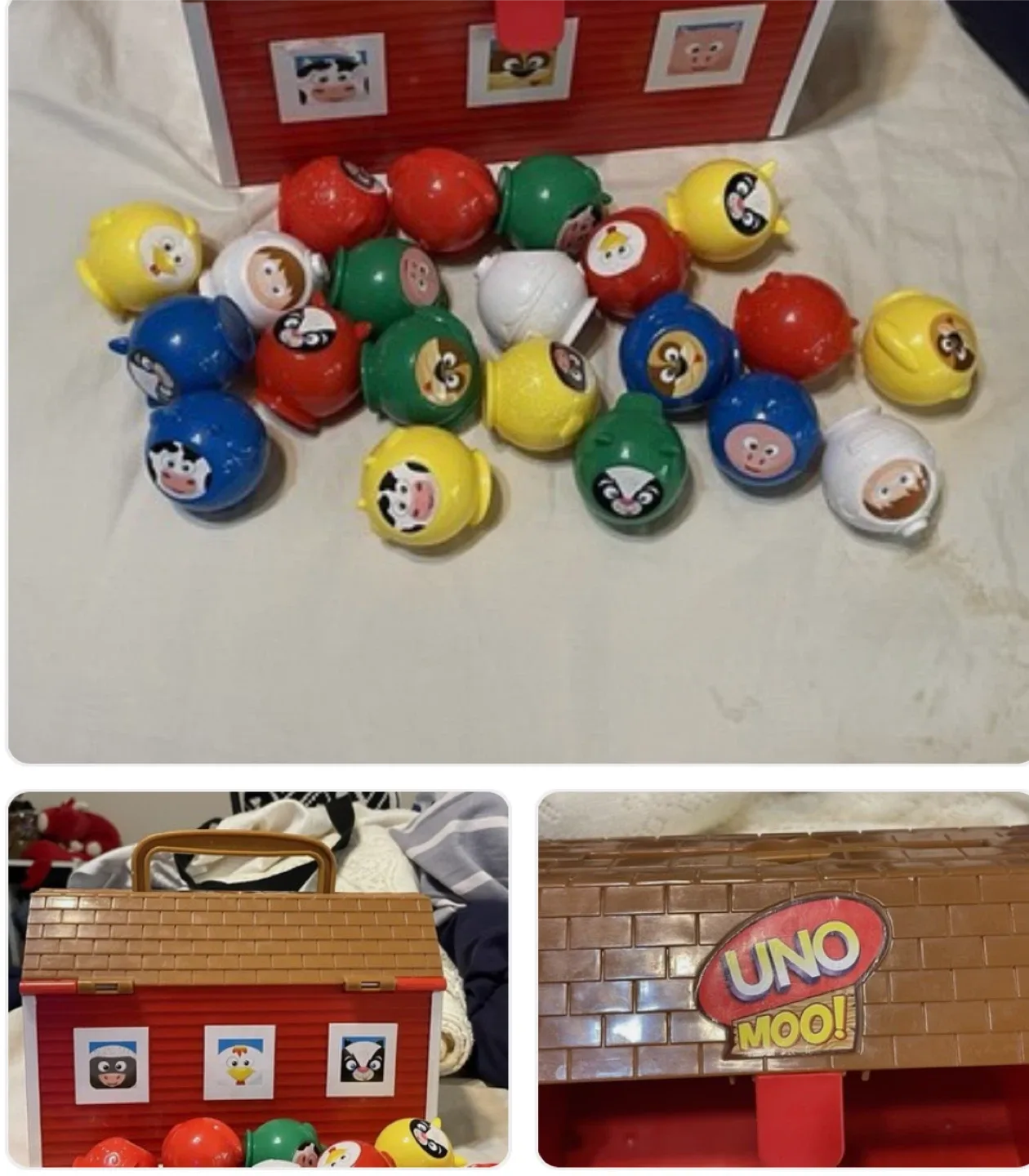 Preschool UNO  classic game Moo barn new! image indicator(2)