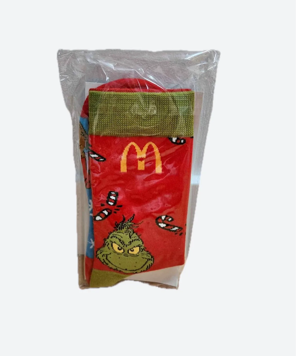 McDonald's Grinch Socks + Free  Grinch PEN image indicator(2)
