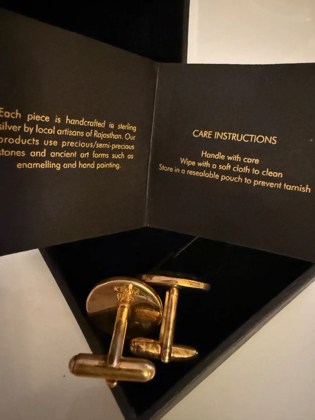 Kesya Cufflinks - Peacock Design image indicator(2)