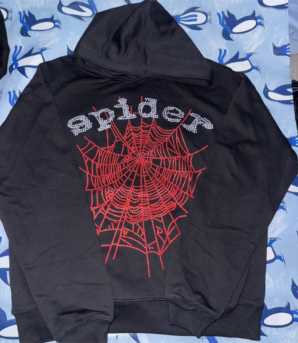 REAL AUTHENTIC spider hoodie COMES WITH ONLINE RECEIPT thumbnail