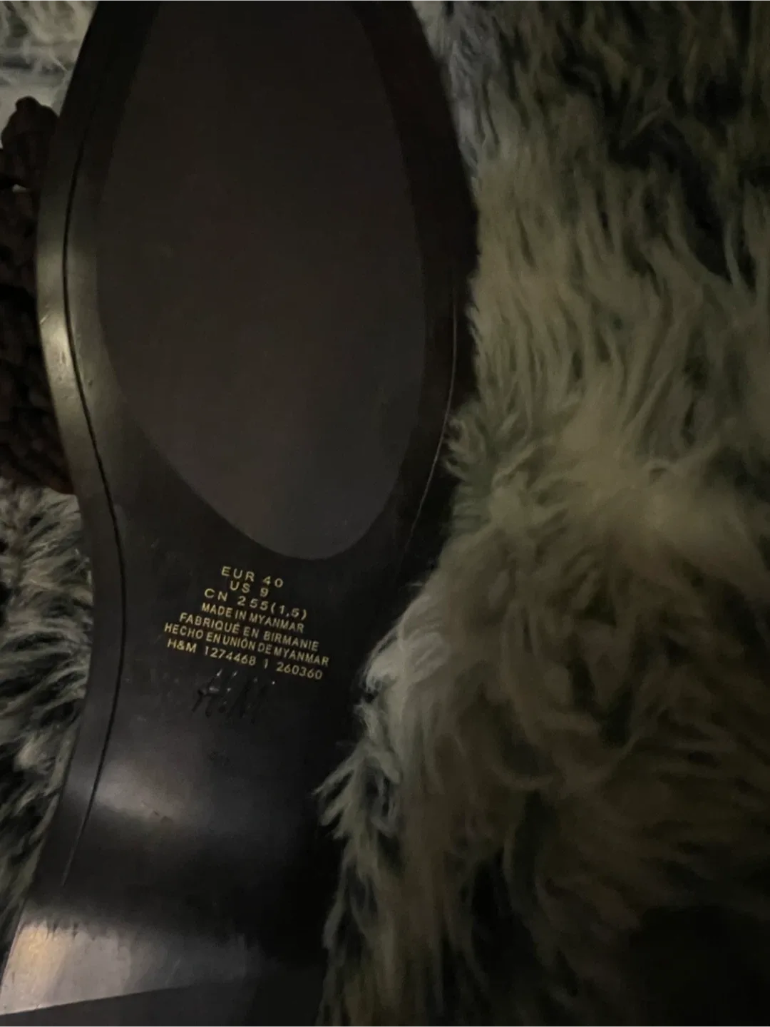 H&M Brown Woven Slides - Size 40 image indicator(6)