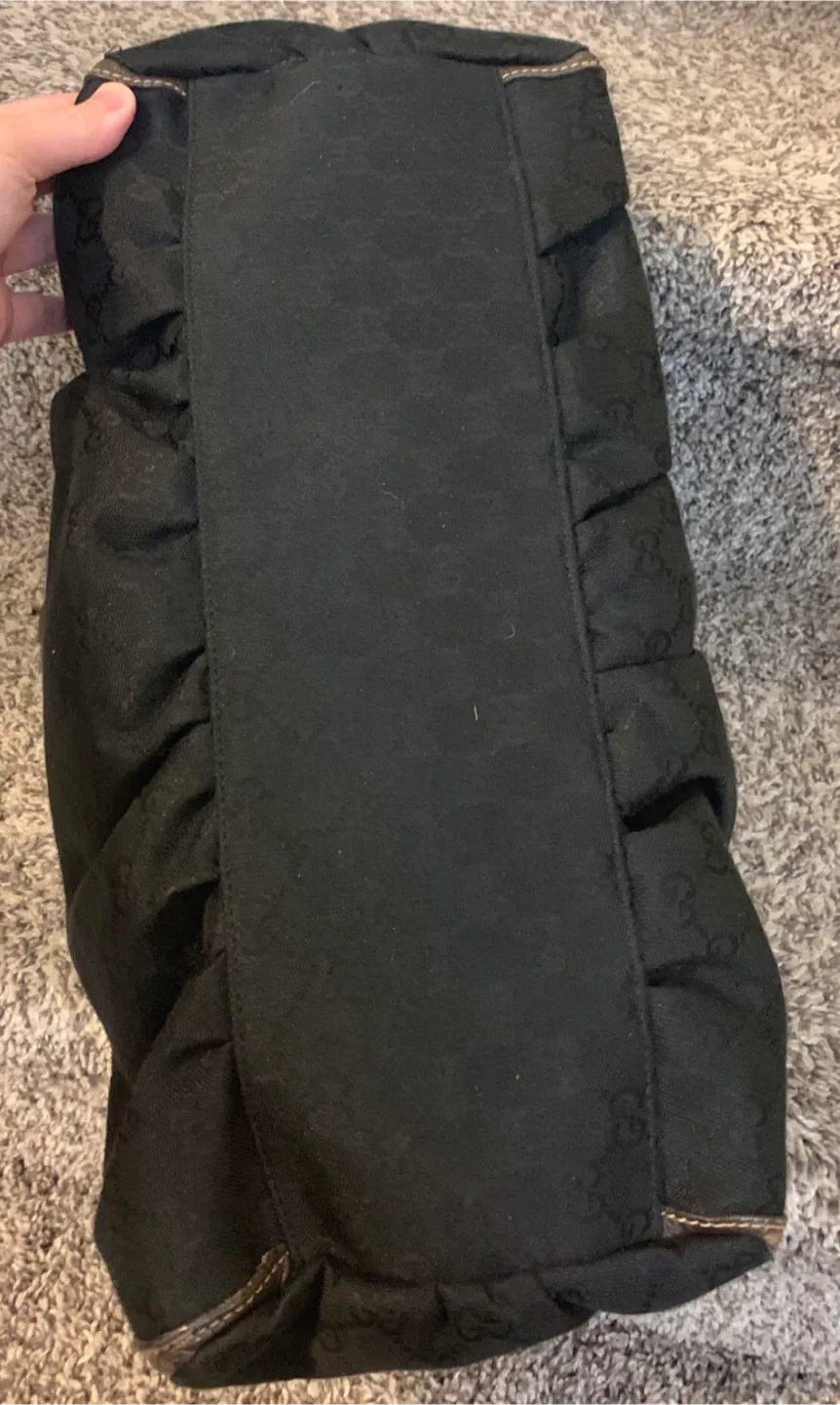 Gucci Black Canvas Handbag image indicator(5)