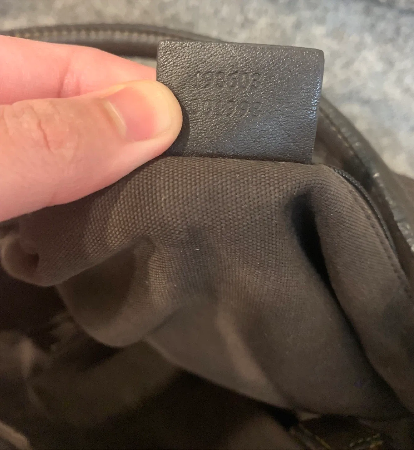 Gucci Black Canvas Handbag image indicator(3)