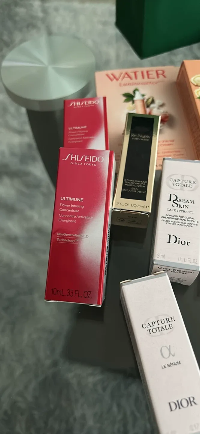 Mixed Lot of Skincare Products: La Mer, Dior, Shiseido image indicator(5)