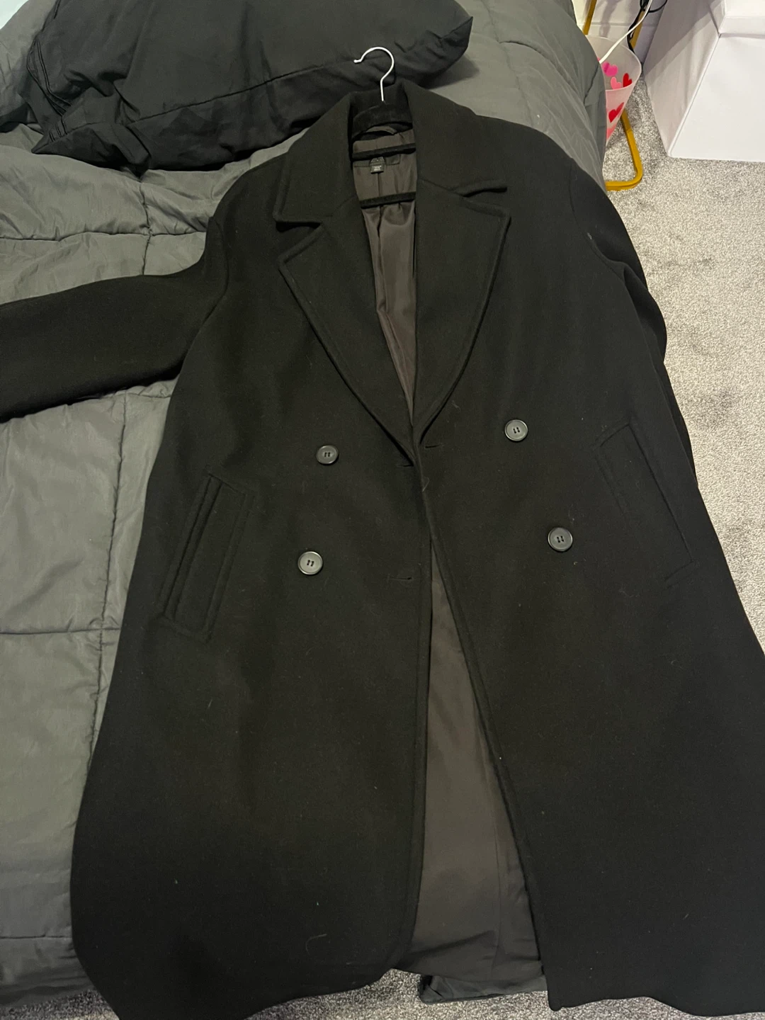 Zara Soft Oversized Black Coat