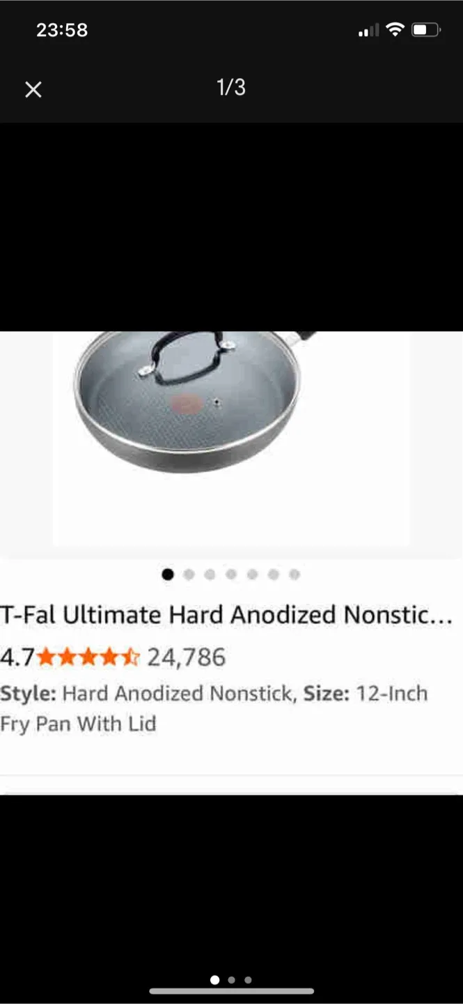 T-Fal Ultimate Hard Anodized Nonstick 12-Inch Fry Pan thumbnail