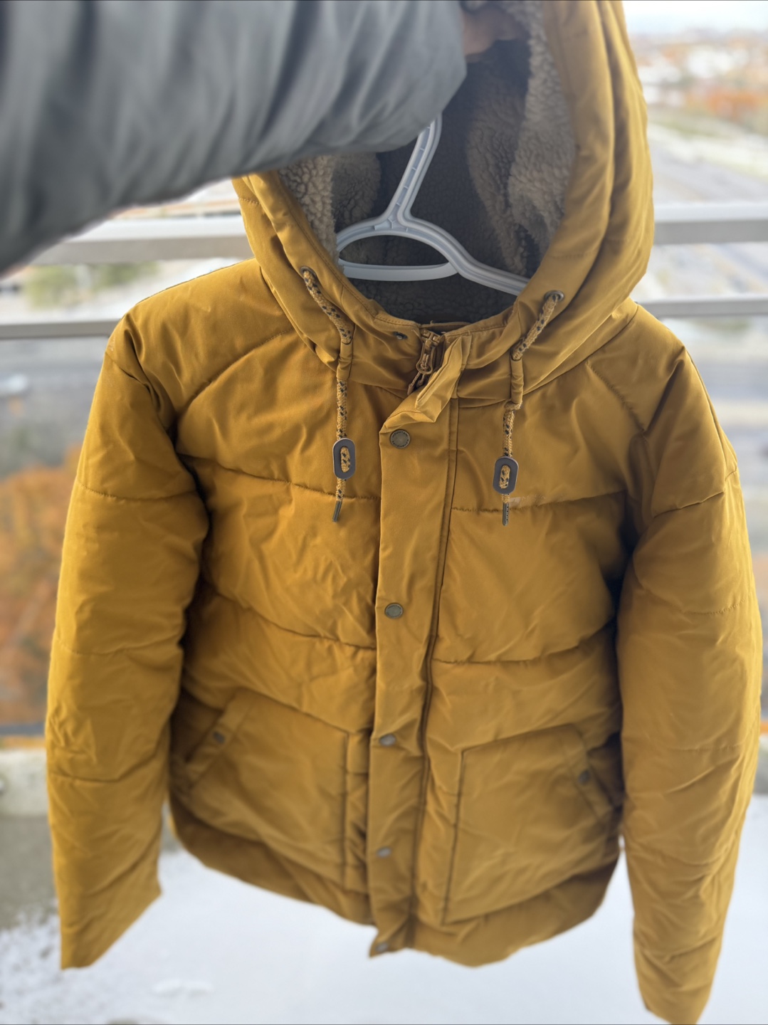 Mustard Puffer Winter Jacket for -10/-15