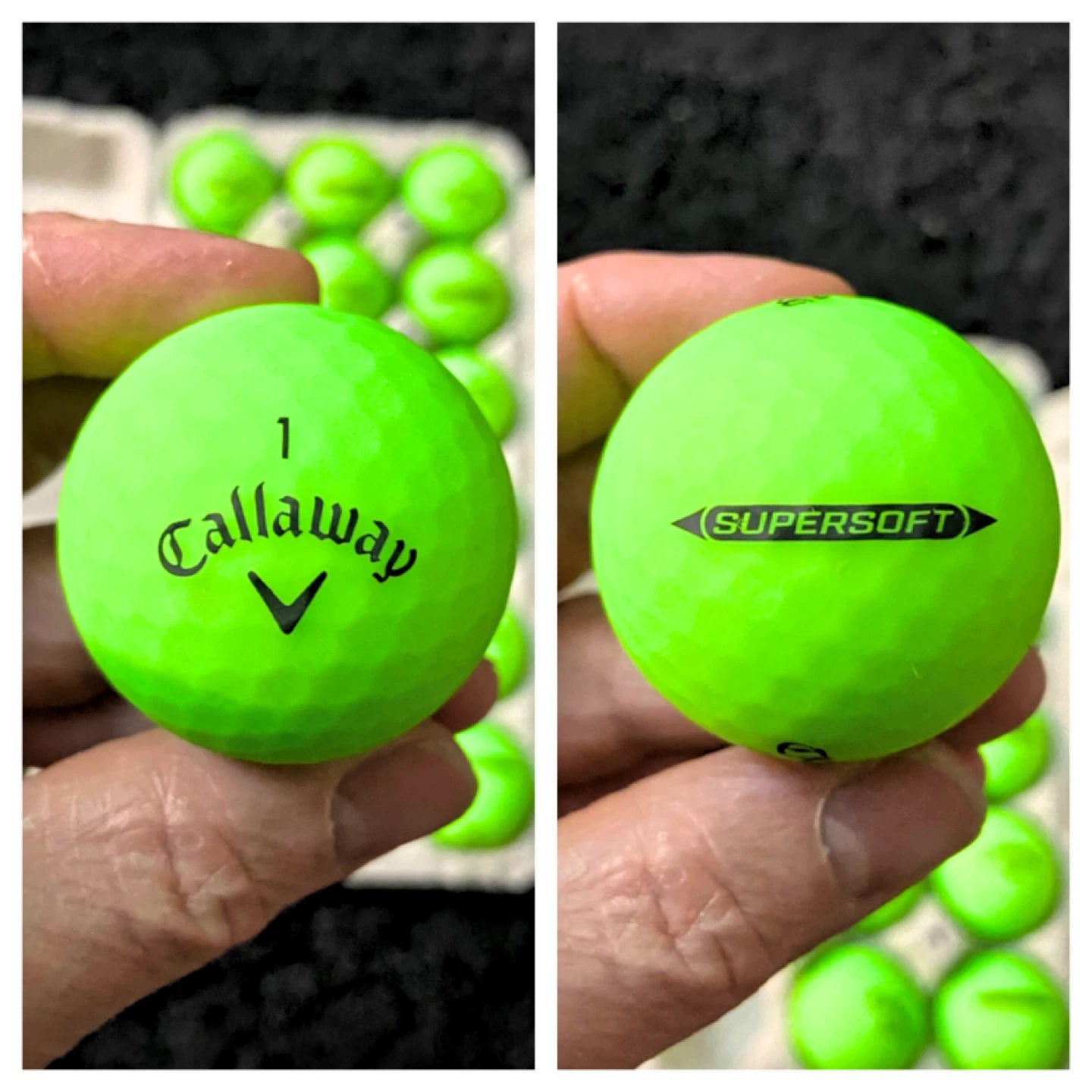 18 Callaway Supersoft Green Matte Golf Balls - photo 3