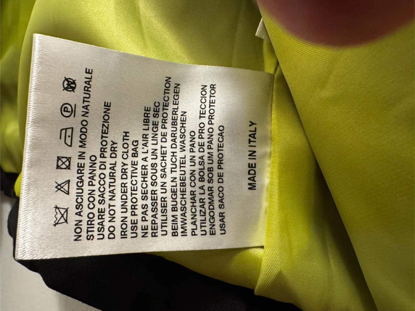 Prada Black Crop Jacket with Red Stripes image indicator(5)