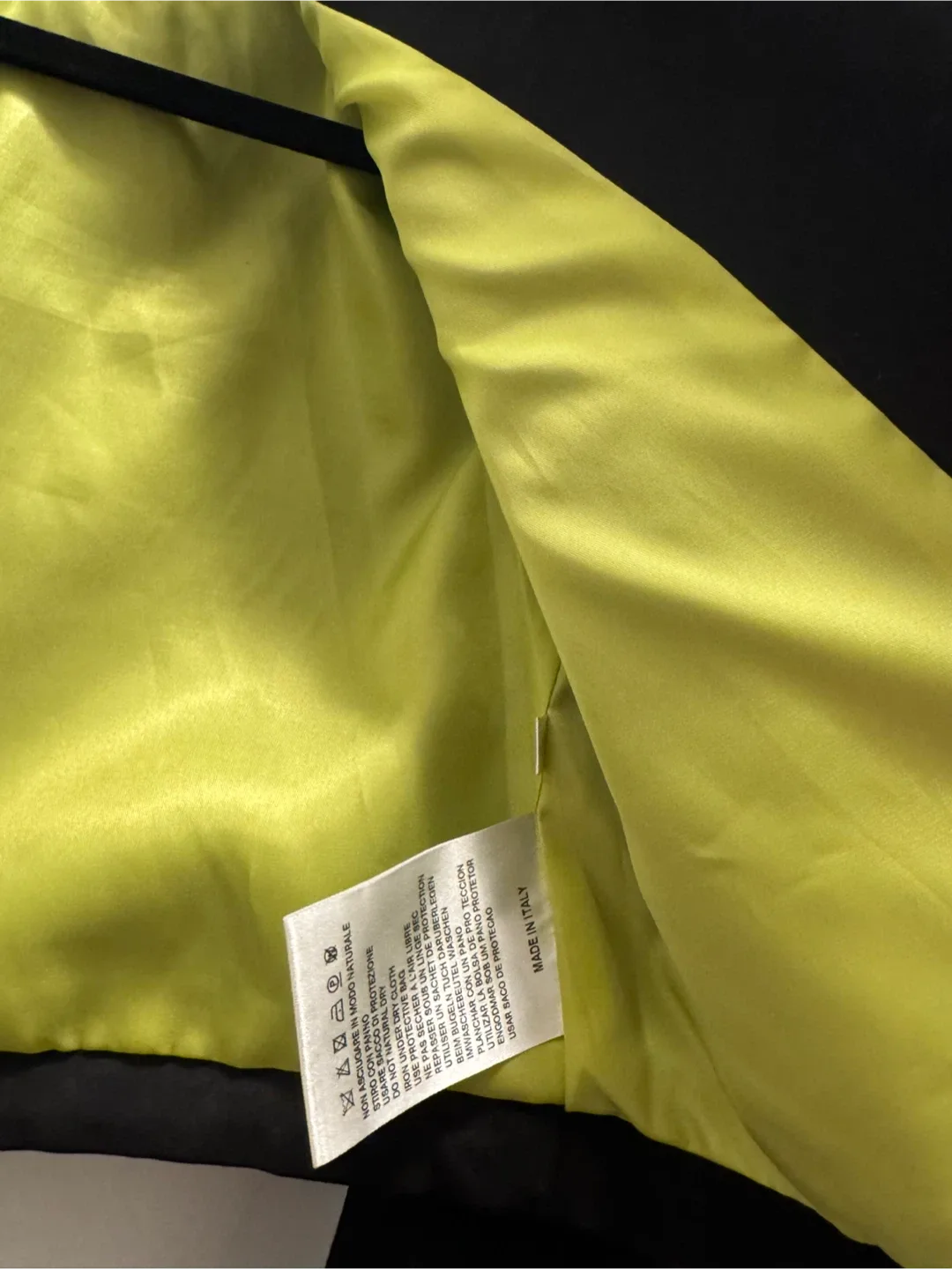 Prada Black Crop Jacket with Red Stripes image indicator(7)