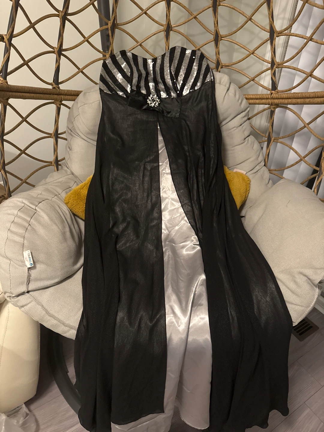 Black & Silver Formal Dress