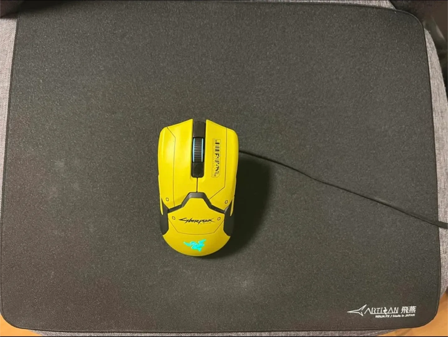 Razer Cyberpunk 2077 Mouse & Artisan Ninja FX Mousepad