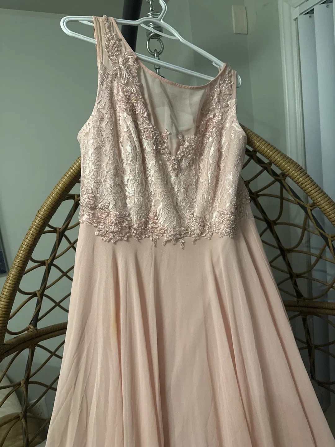 Pink Lace Top Dress image indicator(3)