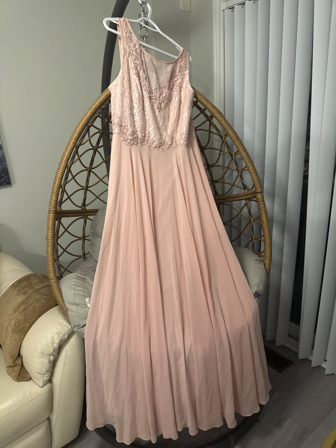 Pink Lace Top Dress