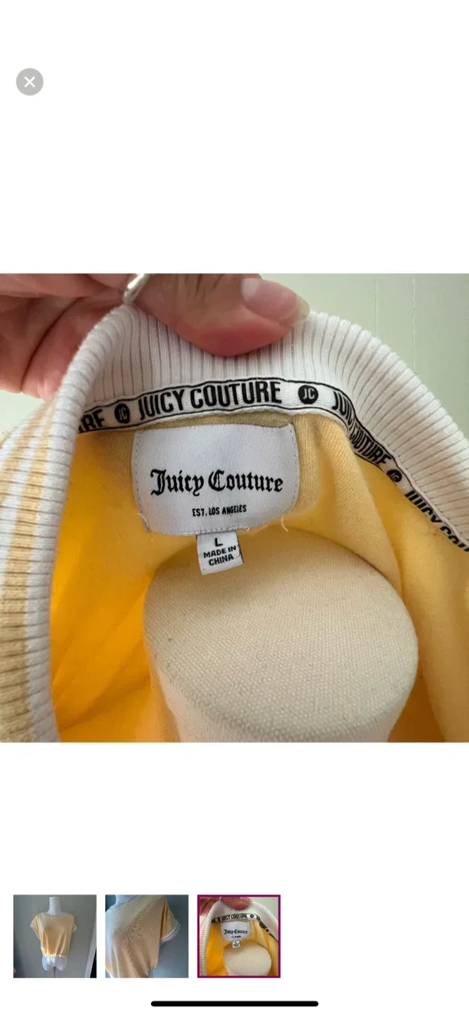 Juicy Couture Yellow Top - Size L image indicator(3)