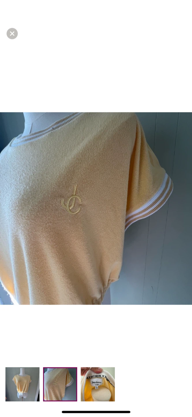Juicy Couture Yellow Top - Size L - photo 2