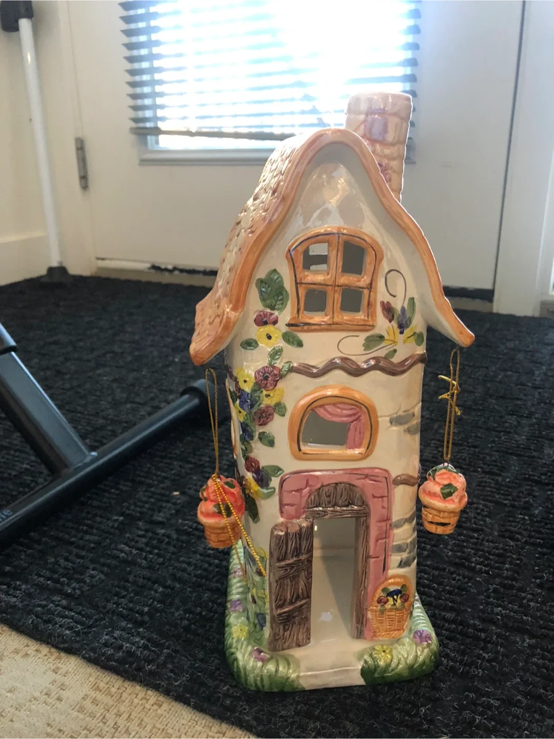 Ceramic Cottagecore House Figurine