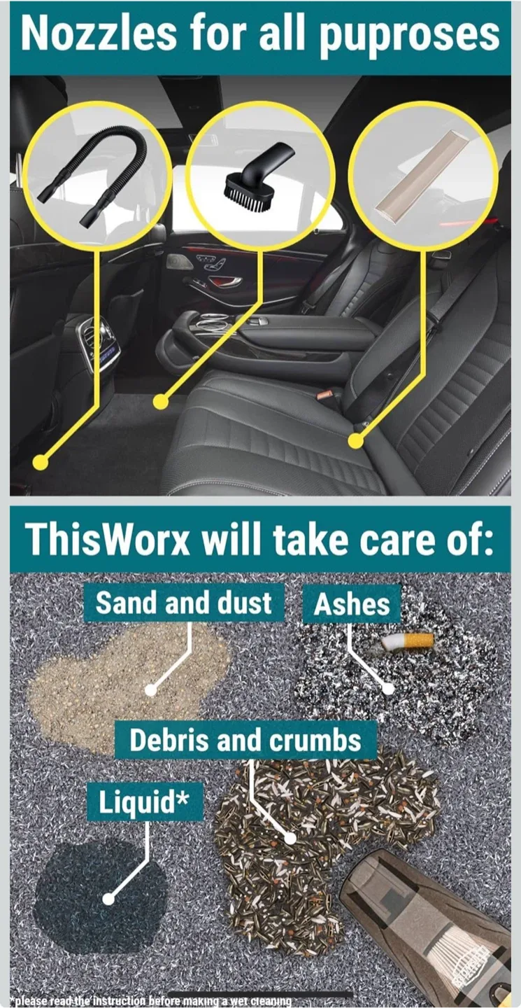 ThisWorx Car Vacuum Cleaner - Portable 12V thumbnail