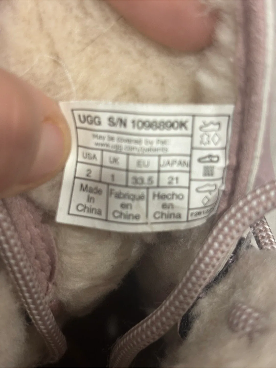 UGG Pink Leather Boots image indicator(8)