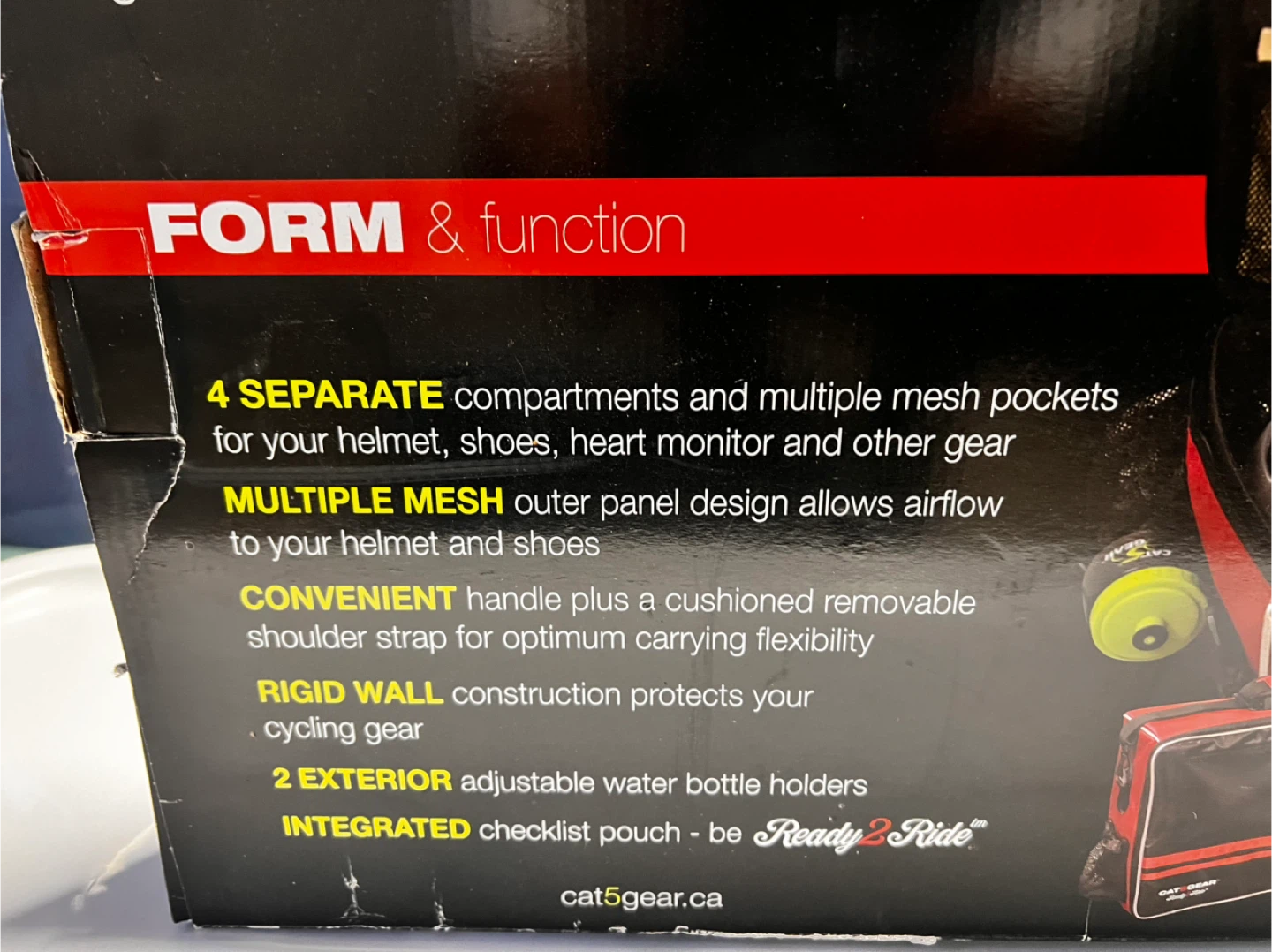 Cat5gear Cyclist Case - Race Red - photo 3