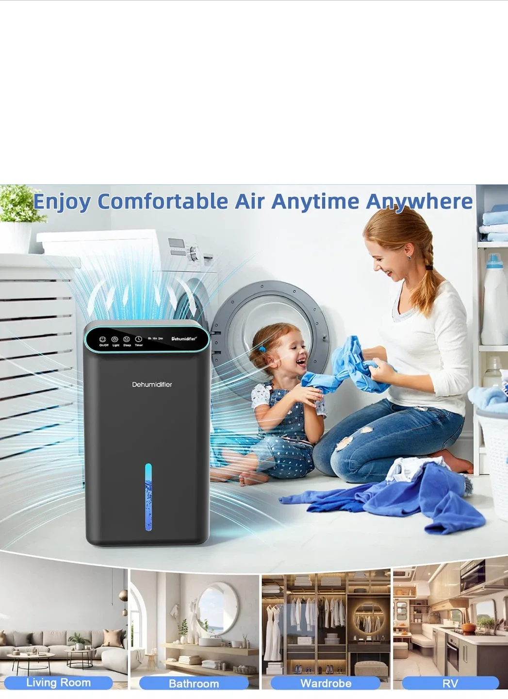 Dehumidifier with Activated Carbon Filter image indicator(9)