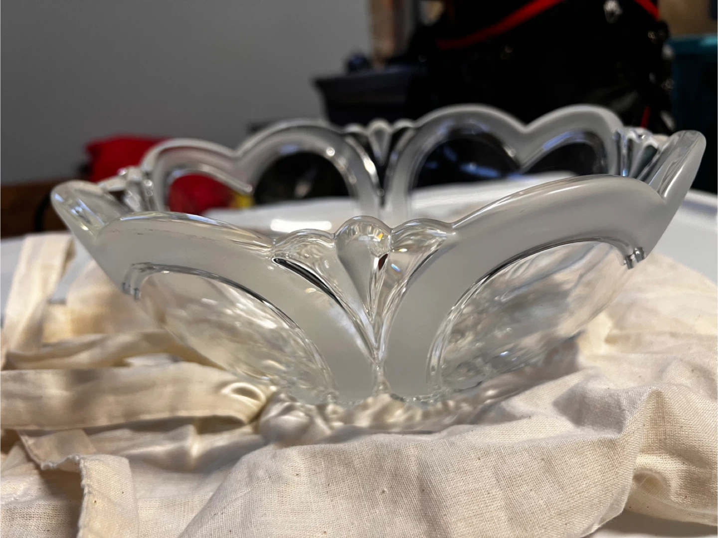 Floral Glass Bowl - photo 3