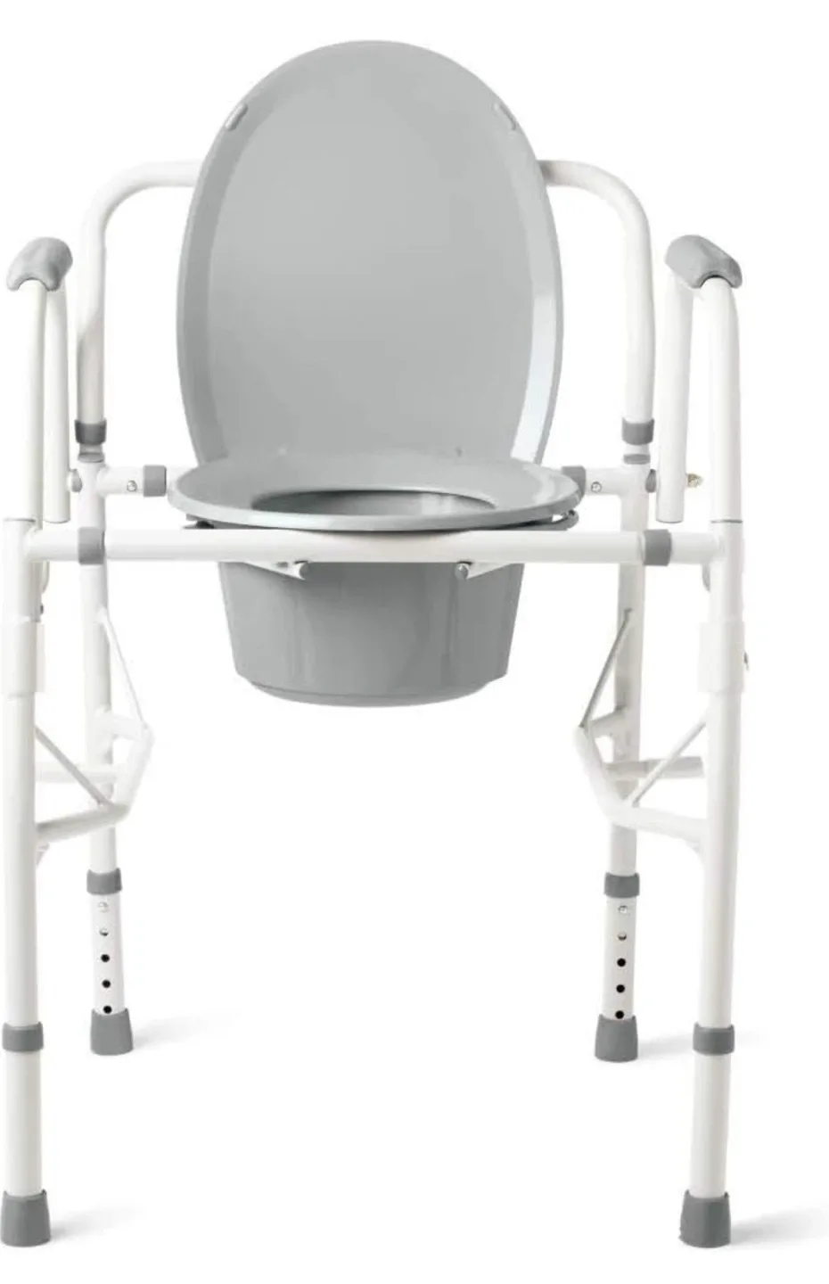 Folding Commode Chair - White image indicator(2)