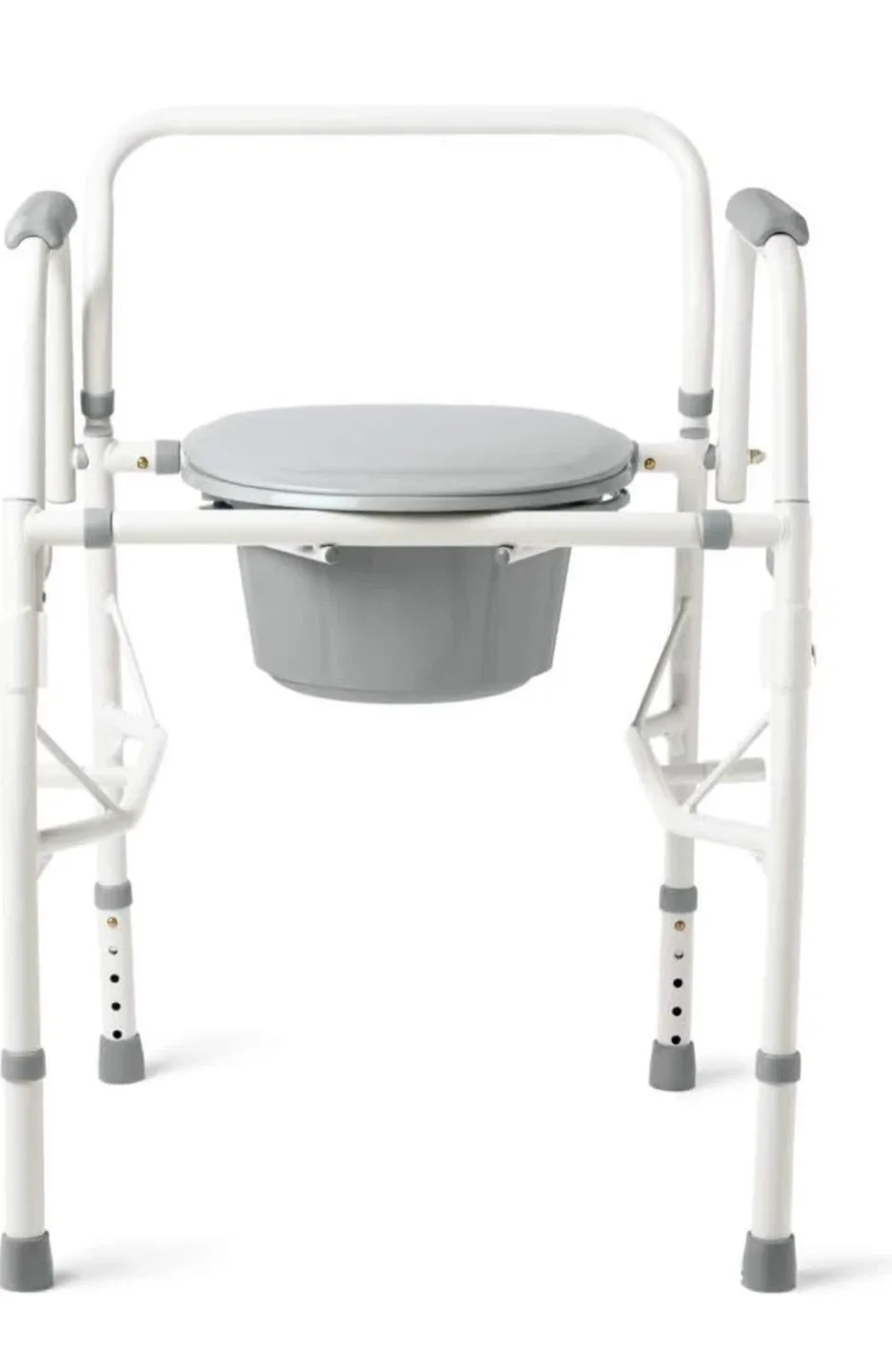 Folding Commode Chair - White image indicator(3)