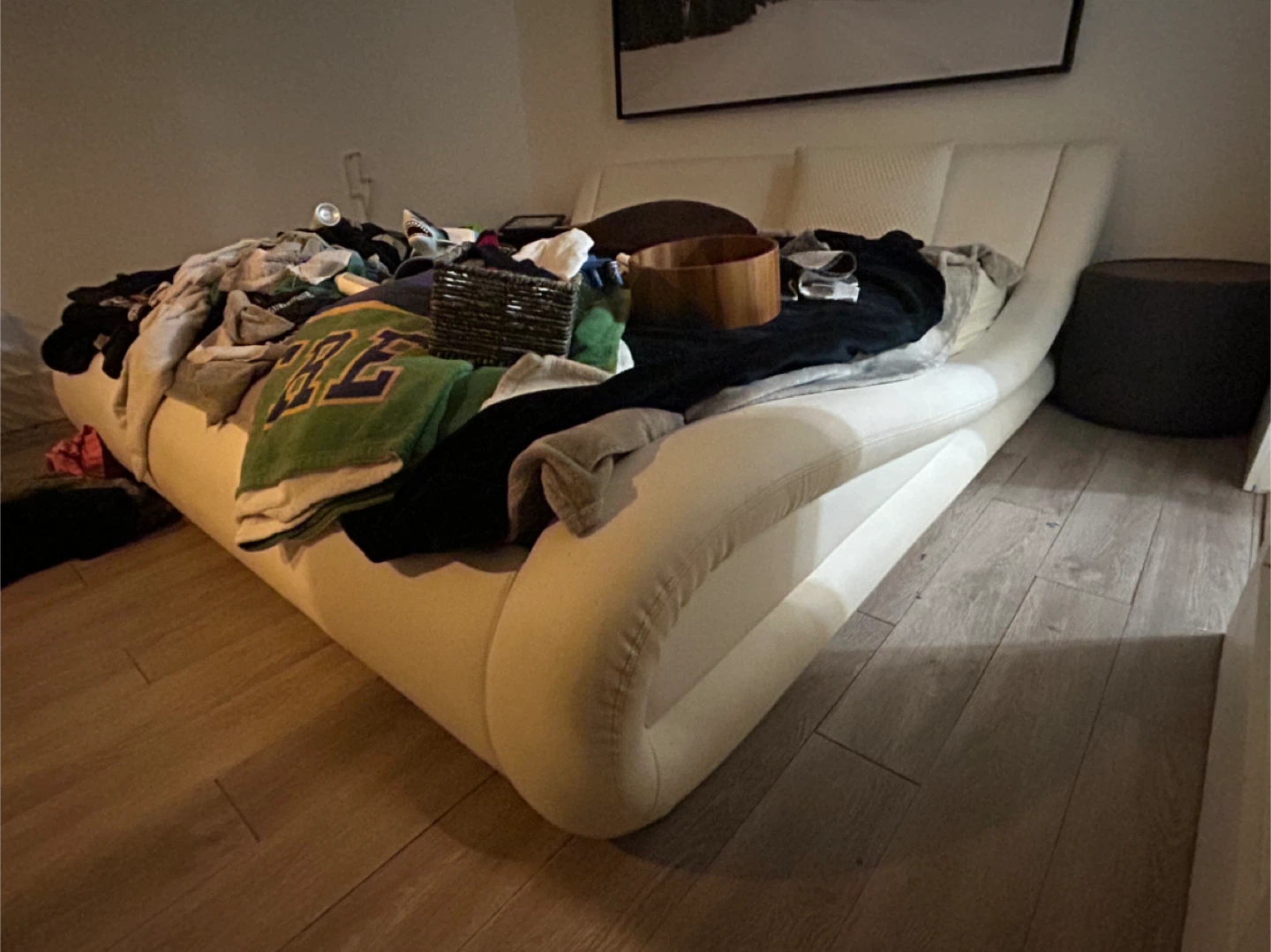 White Modern Bed Frame