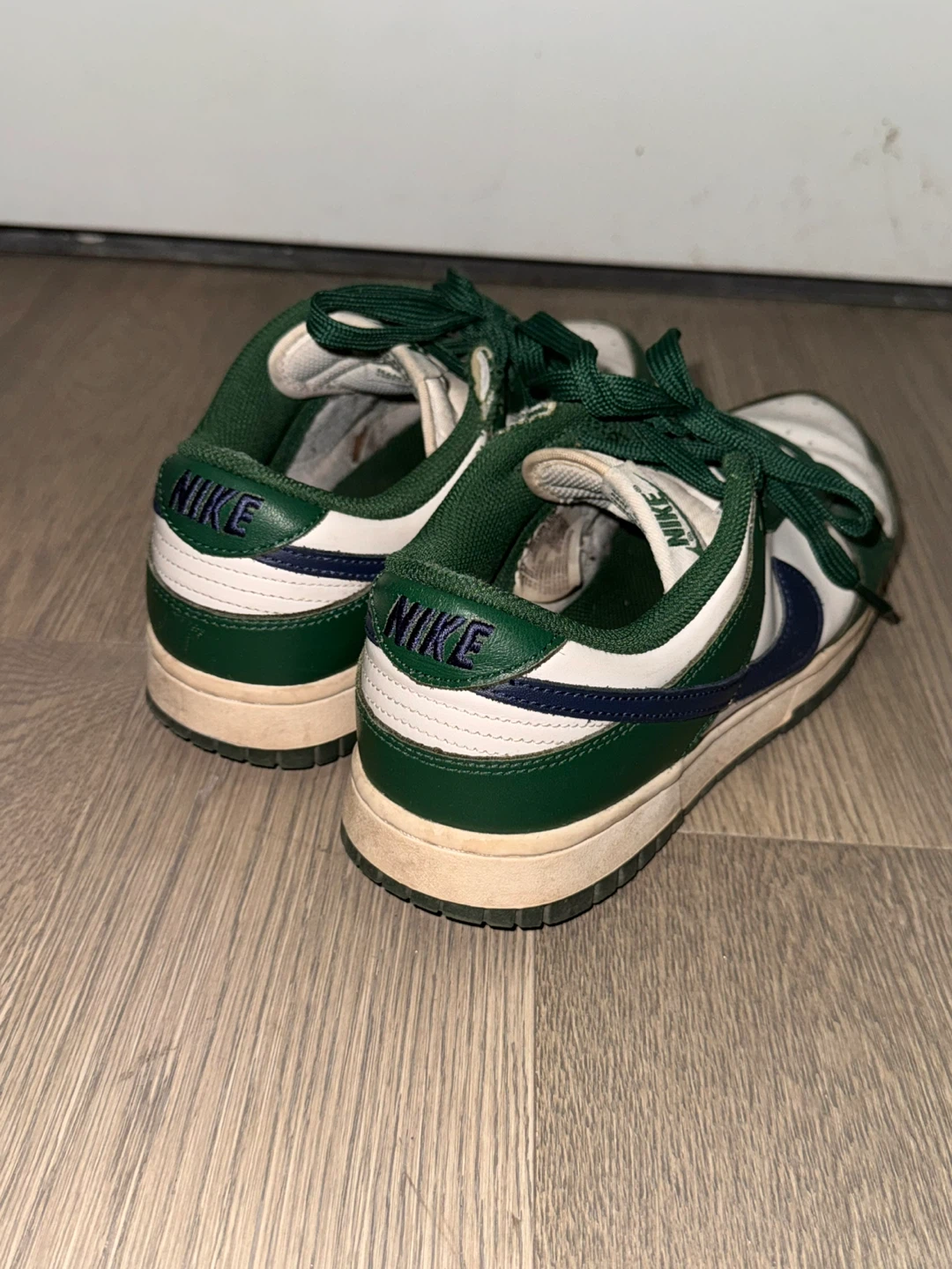 Nike Dunk Low Green/White Sneakers - photo 2