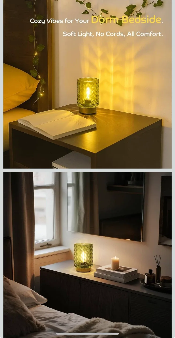 Green Glass Pineapple Table Lamp image indicator(8)