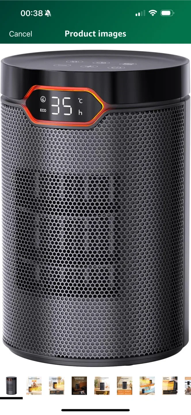 Breezome Space Heater - Silent Heating thumbnail