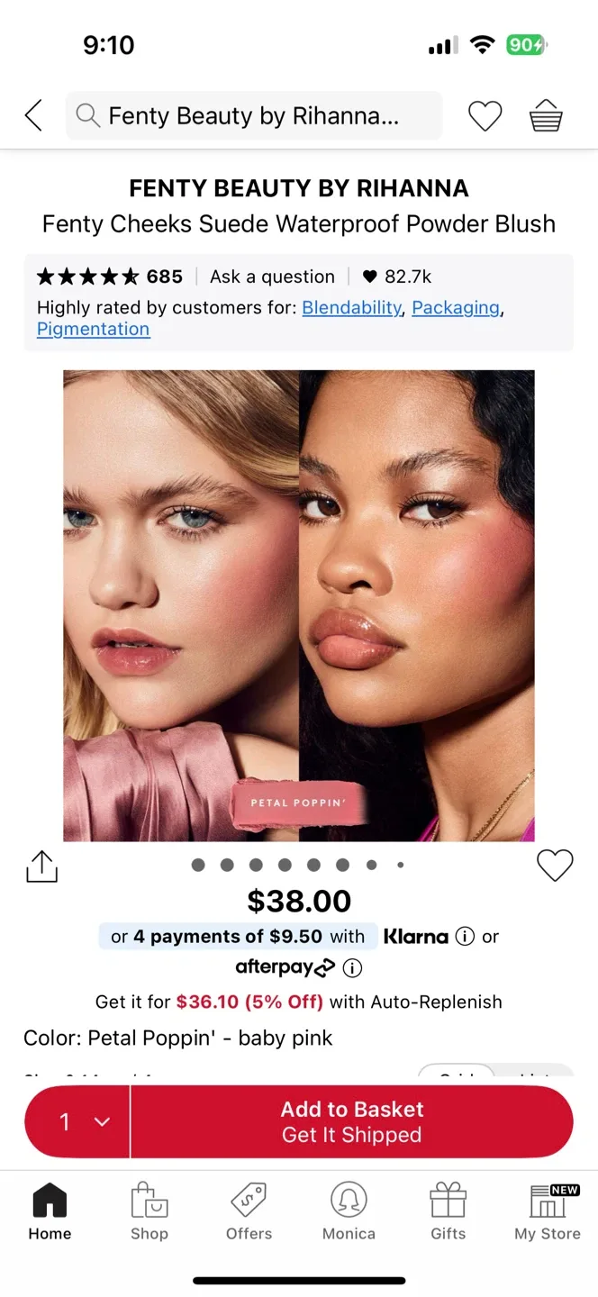 FENTY CHEEKS SUEDE POWDER BLUSH-Petal Poppin’ 02 image indicator(6)