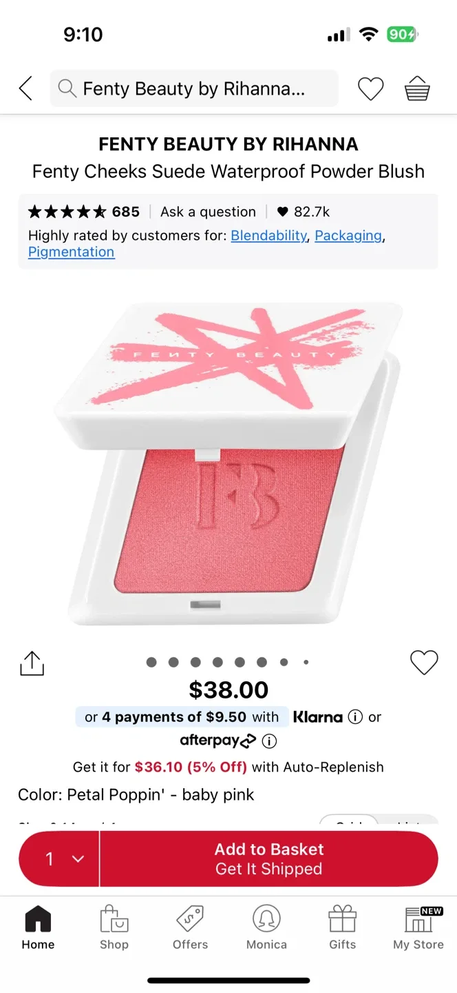 FENTY CHEEKS SUEDE POWDER BLUSH-Petal Poppin’ 02 image indicator(4)