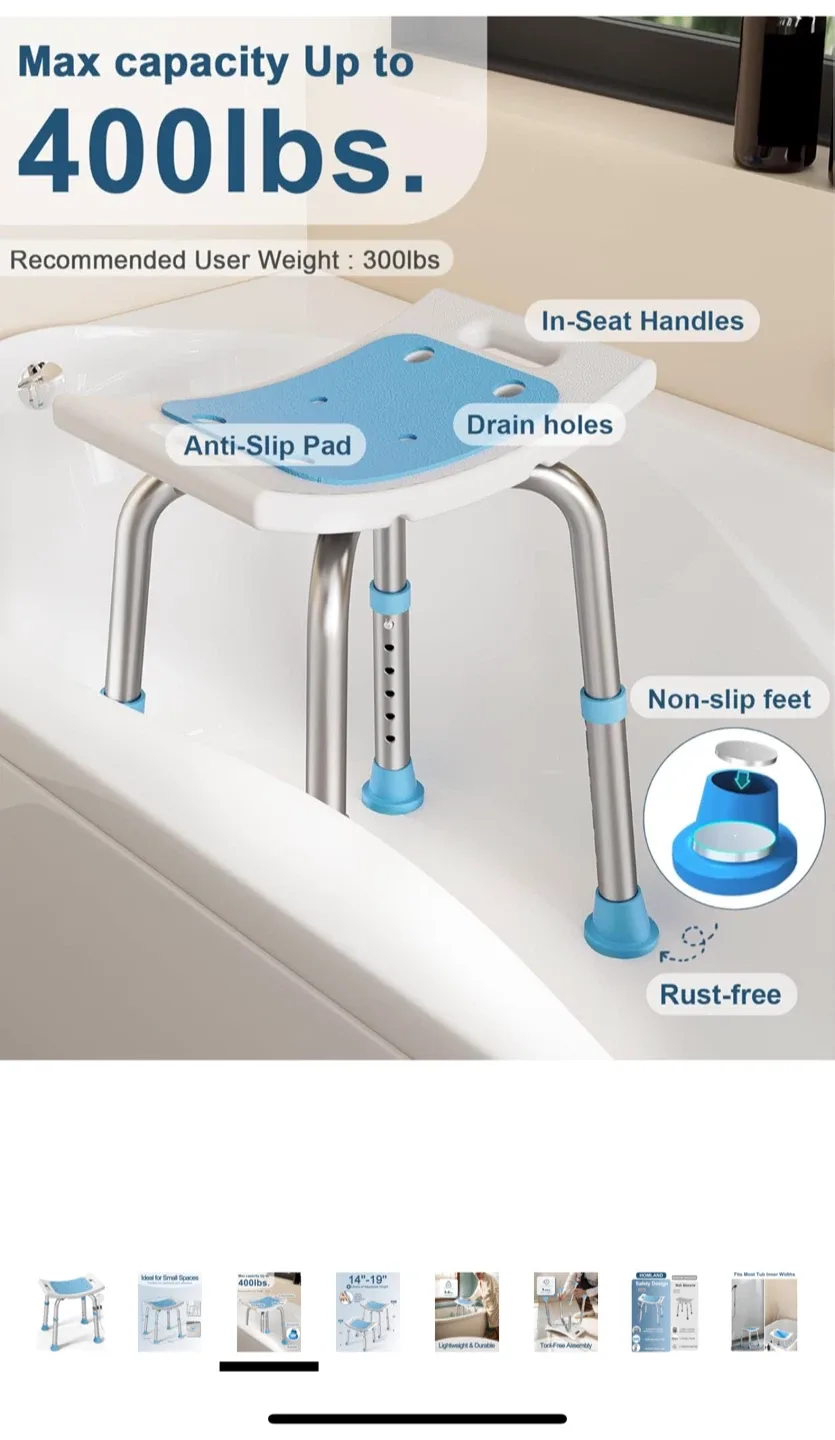 Adjustable Height Bath Shower Chair image indicator(3)