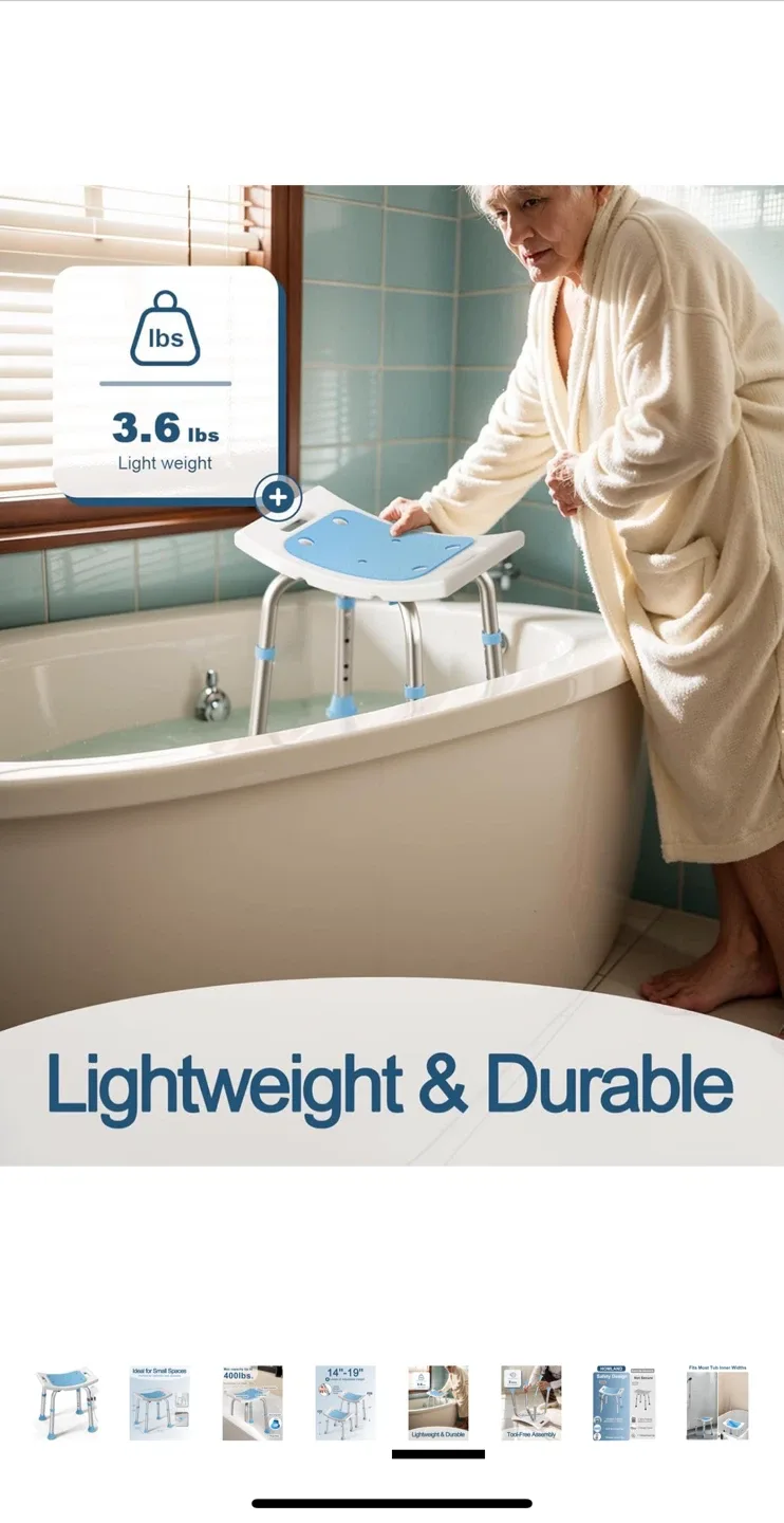 Adjustable Height Bath Shower Chair image indicator(5)