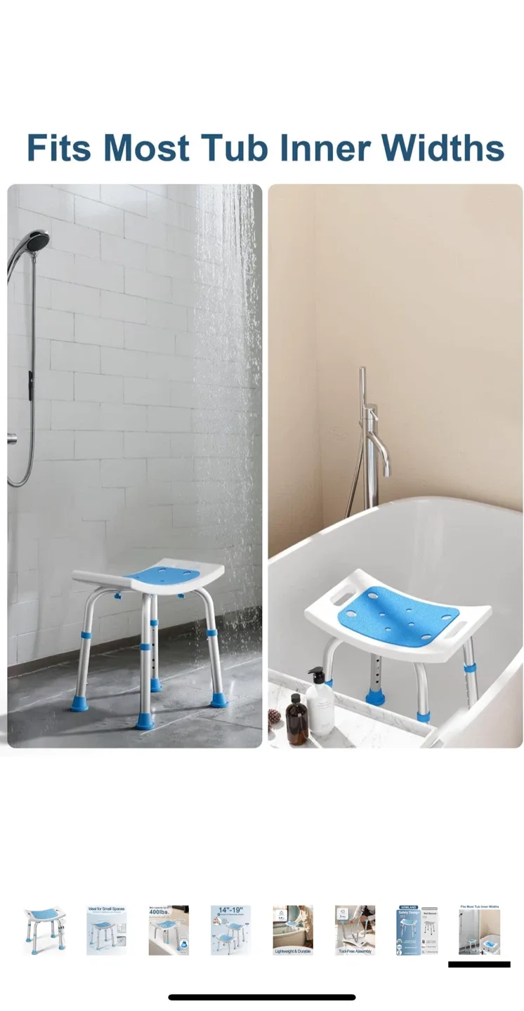 Adjustable Height Bath Shower Chair image indicator(8)